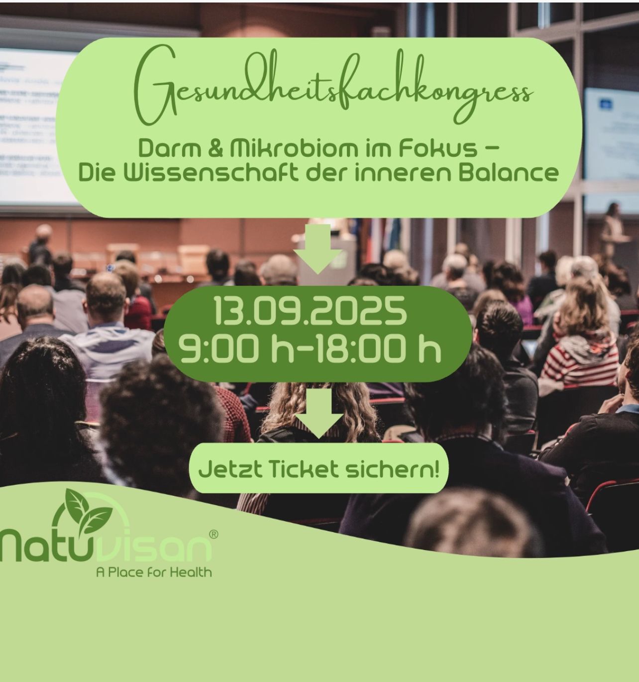 Ticket 1. Darm & Mikrobiom Bodensee Fachkongress Kreuzlingen (inkl. Aufzeichnung & Catering)