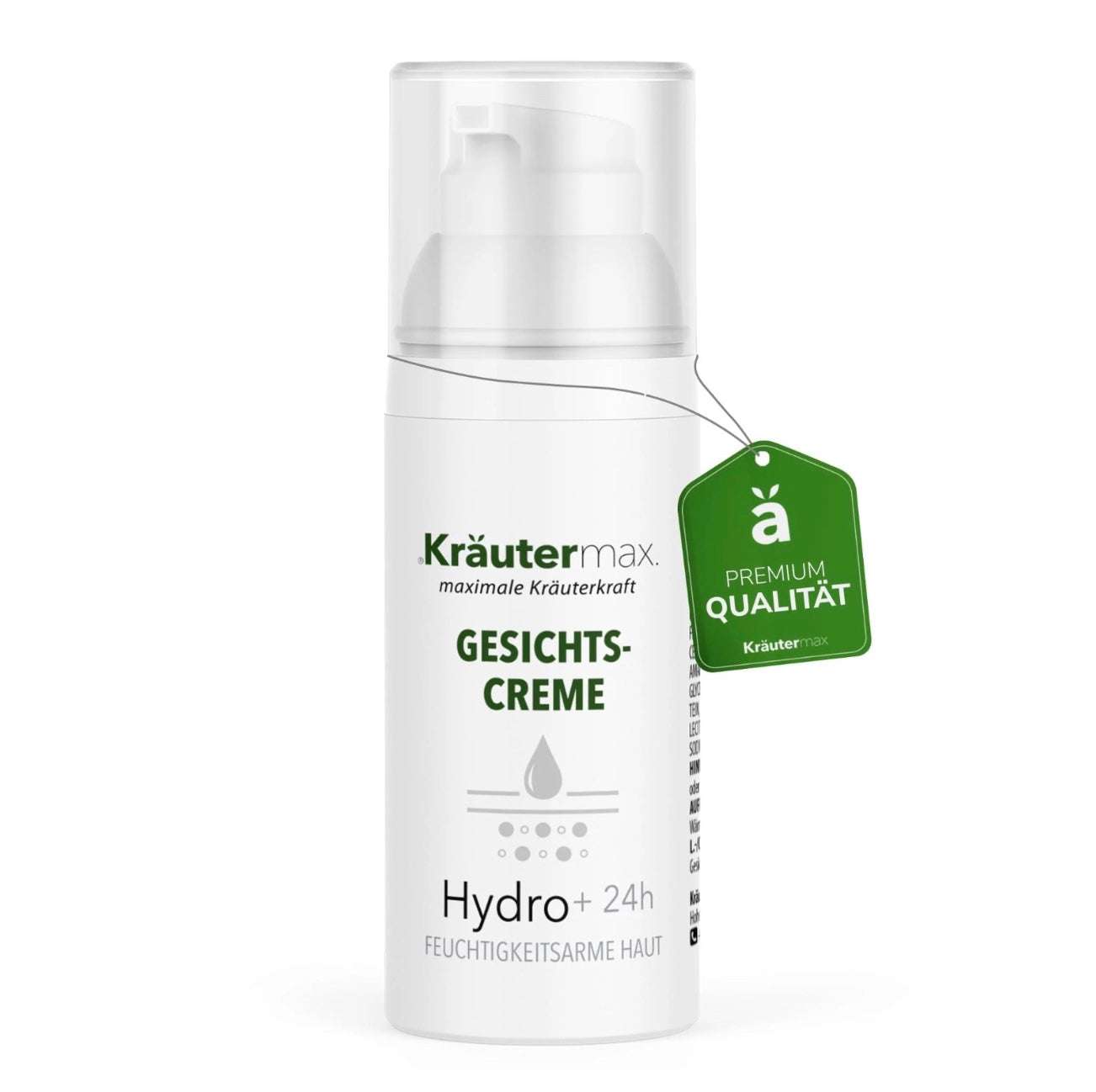 Kräutermax Hydro Gesichtscreme mit Orangenblütenwasser & Aloe Vera - 5Hydro Gesichtscreme: Mit Orangenblütenwasser, Aloe Vera, Arganöl, Olivenöl; Vitamin E.