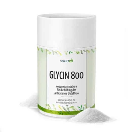 Glycin 800 mg - vegan - 180 Kapseln