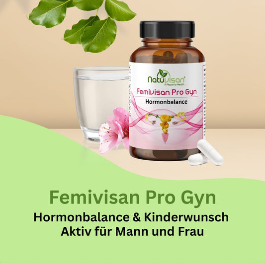 Femivisan Gyn – Mikronährstoffkomplex zur Unterstützung der hormonellen Regulation mit Myo-Inositol, D-Chiro-Inositol und Zink.