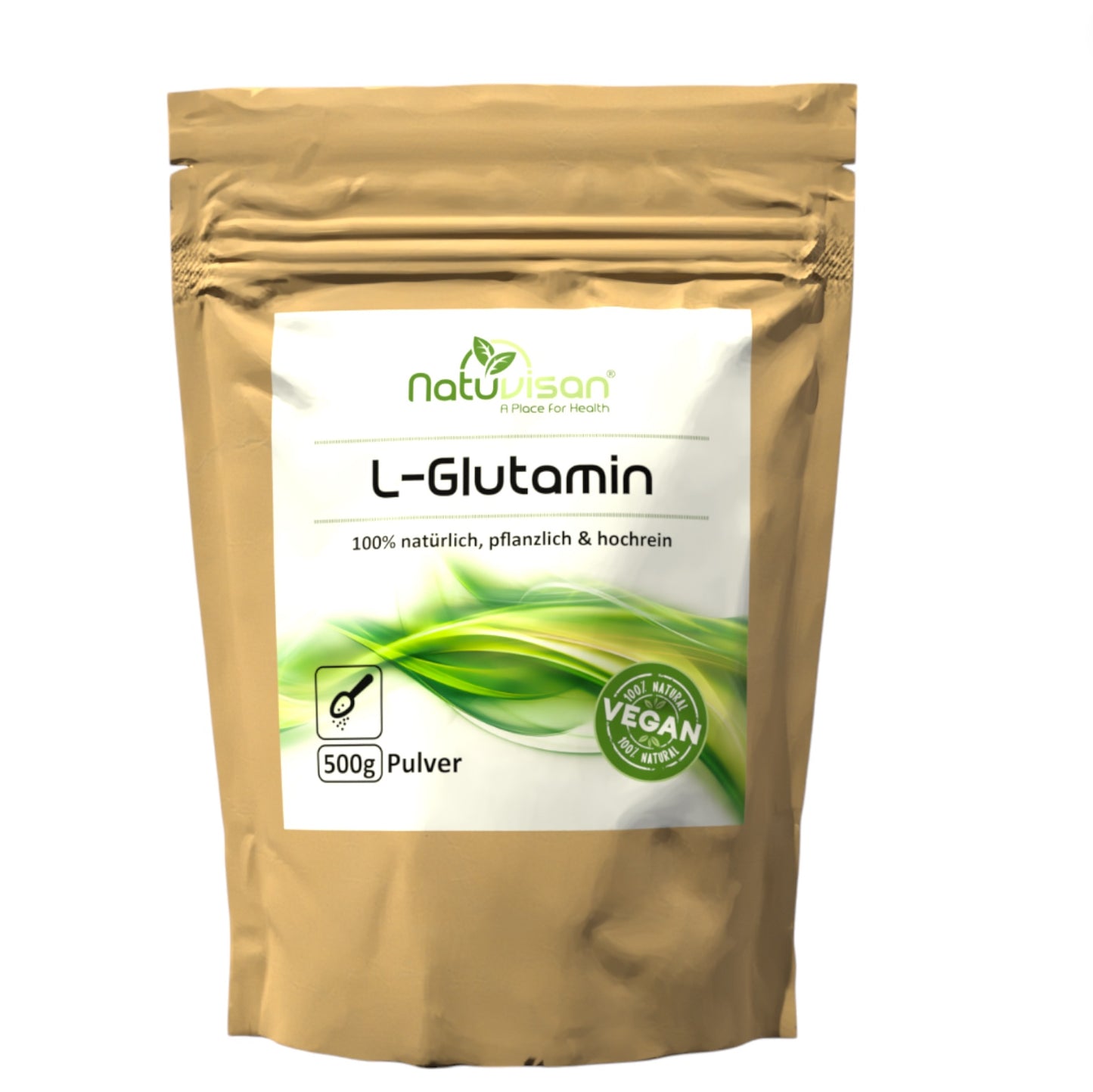 L-GLUTAMIN PULVER- hochrein, pflanzlich aus Fermentation - 500 g