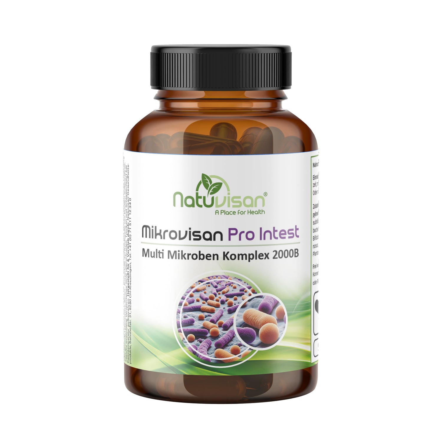 MIKROVISAN PRO INTEST - Bacillus subtilis - 2000B pro Kapsel
Ein einzigartiger Komplex aus drei sporenbildenden Bakterien (Bacillus subtilis, Bacillus coagulans und Bacillus clausii)