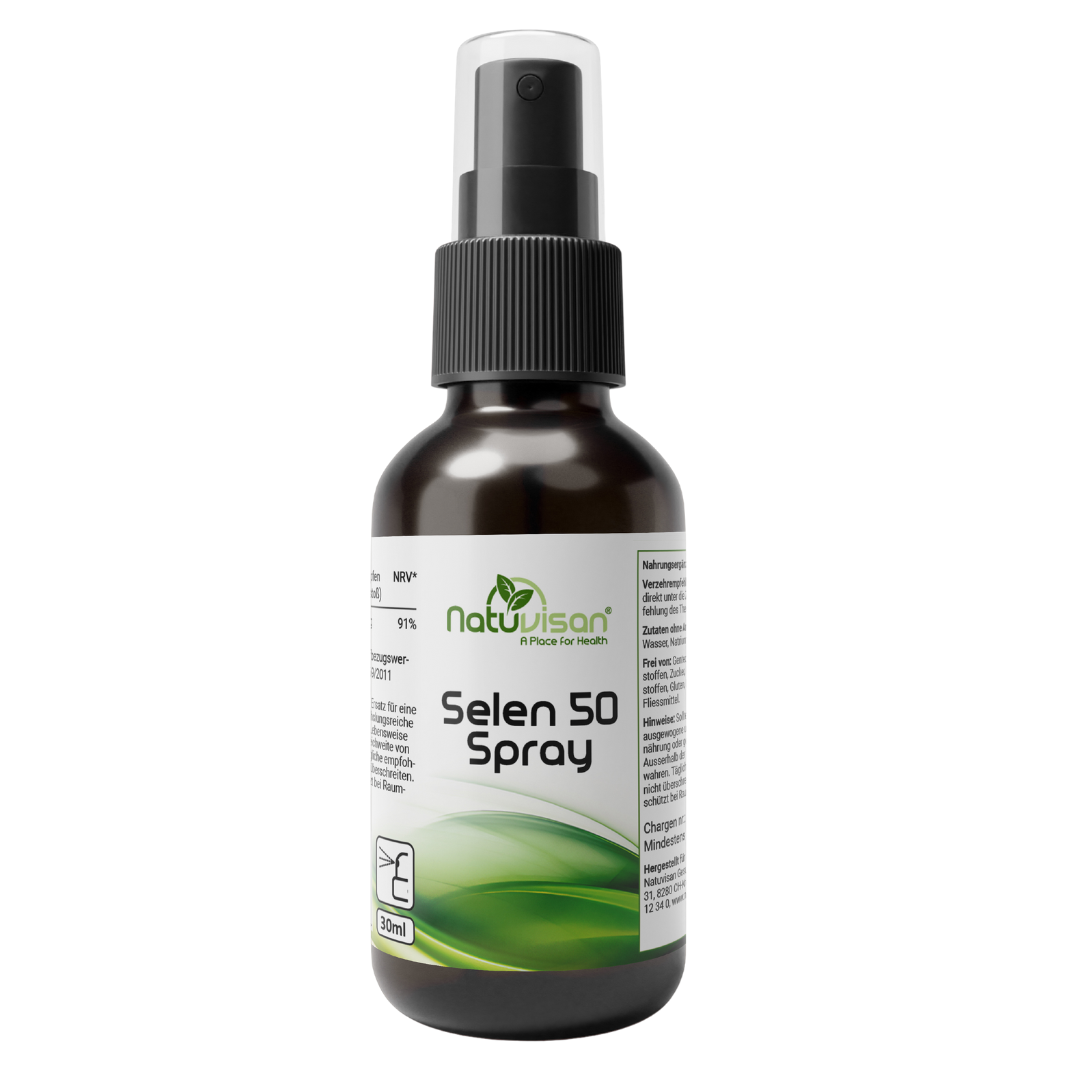 SELEN 50 - Antioxidans & Enzymaktivator - vegan - 30 ml Spray