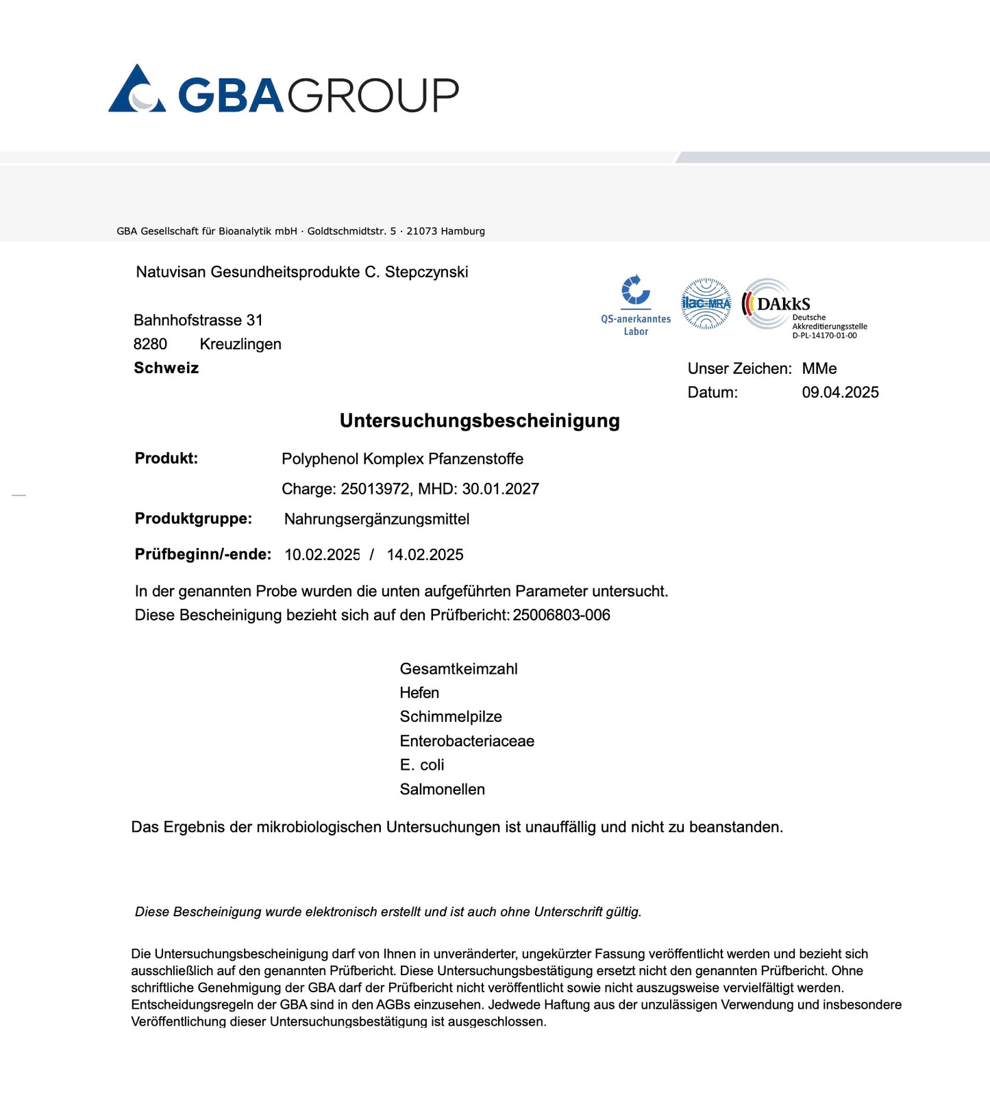 POLYPHENOL-Komplex NRF2 Antiox bioaktiv mit Sulforaphan - 120 Kapseln