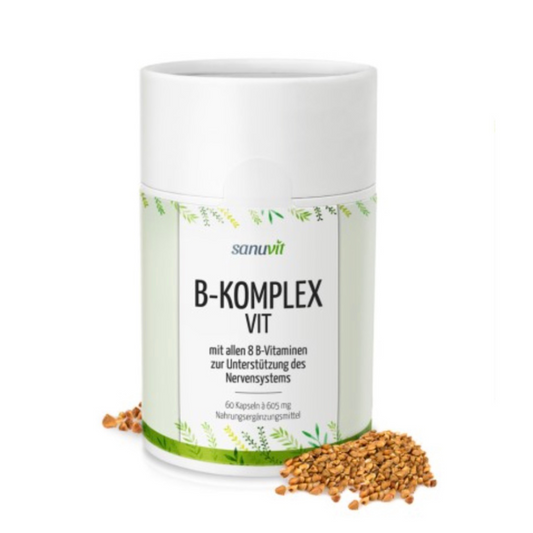 Vitamin B Komplex: Rein pflanzlich und bioaktiv mit allen 8 B-Vitaminen. Unterstützt Energieproduktion, Nervensystem & mehr. 60 Kapseln für Ihre Gesundheit.