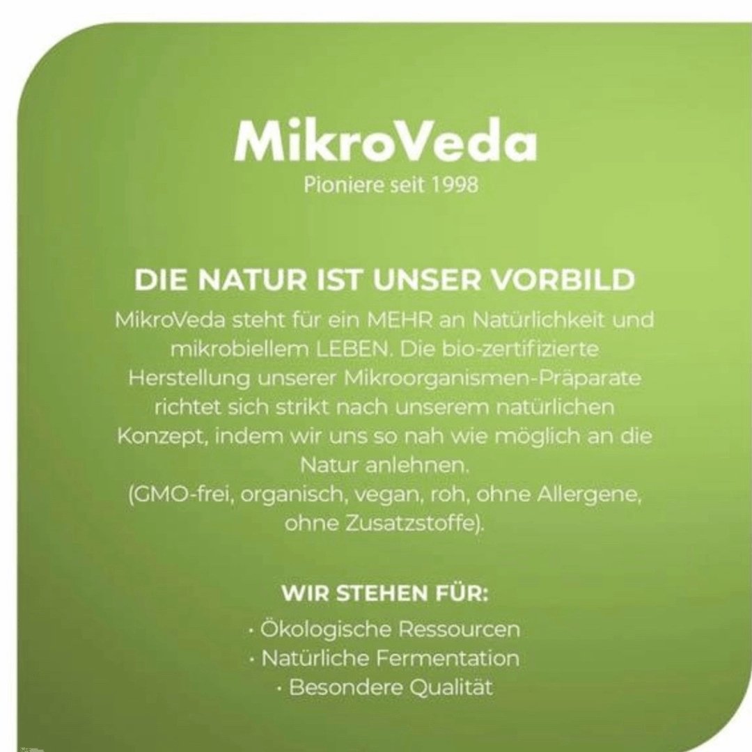 MikroVeda M33 KIDS Mundspray unterstützt das Mundmikrobiom Ihres Kindes. Mit 34 Kulturen, bio, vegan und ohne synthetische Zusätze, pflegt es auf natürliche Weise.