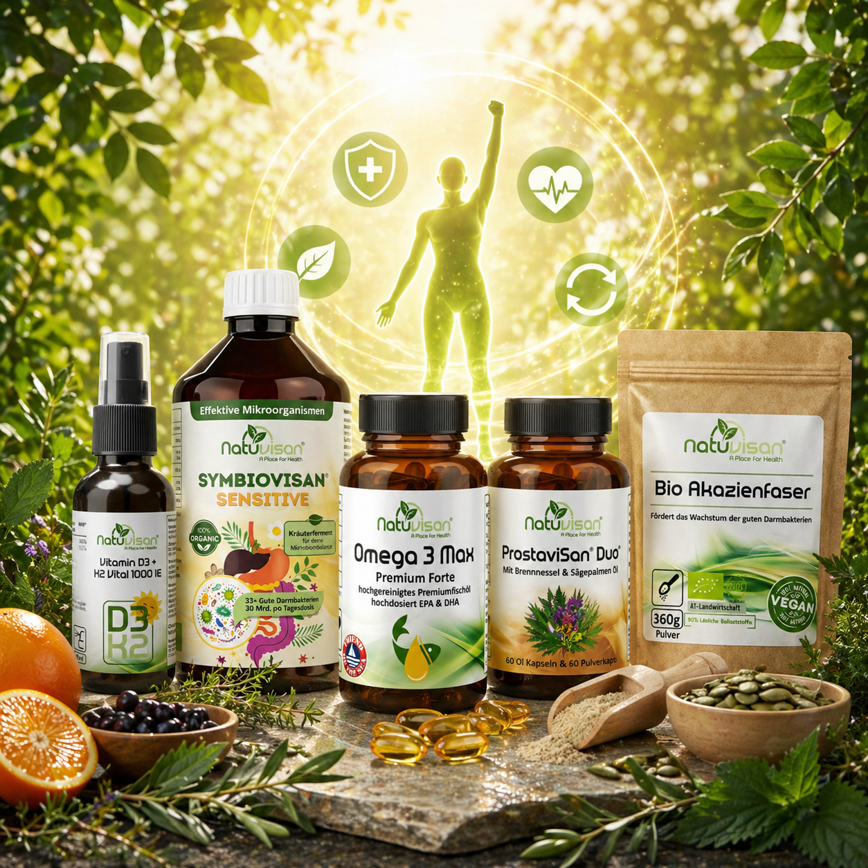 Prävention und Vitalität unterstützen für langfristige Gesundheit Energie und Wohlbefinden