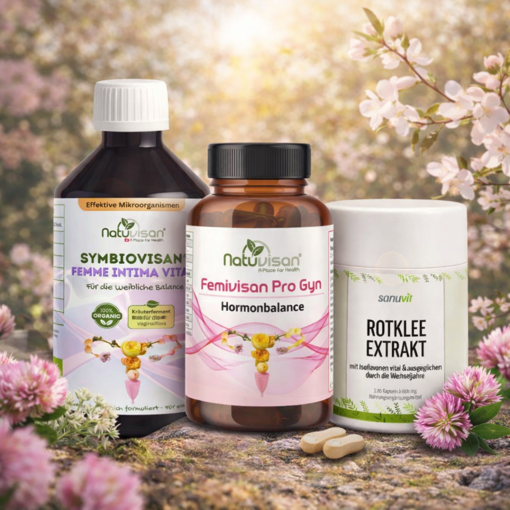 Frau in natürlicher Balance als Symbol für ganzheitliche Frauengesundheit