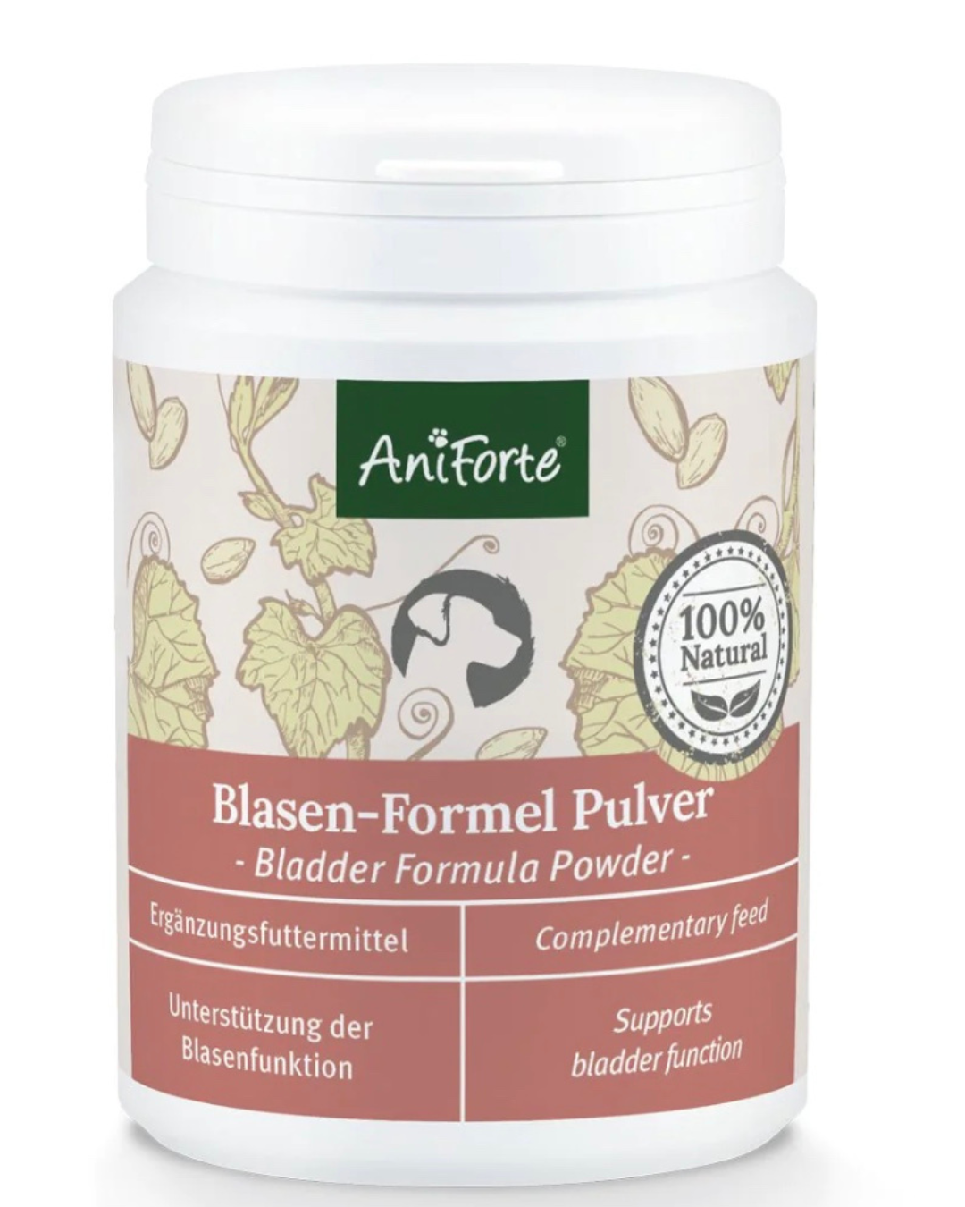 AniForte Blasen-Formel - Unterstützt die Blasenfunktion & Prostata - 100 g Natuvisan