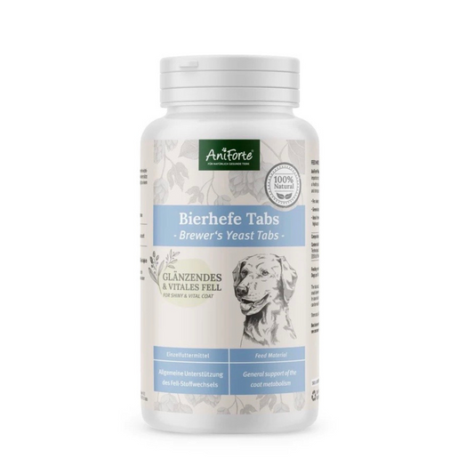 Bierhefe Tabs Vitamin B-Komplex Hund, Katze und Pferd - 250 Tabletten - Natuvisan