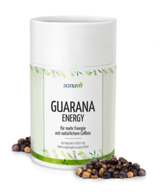Guarana Energy mit Grüntee-Extrakt Kapseln - 90 Kapseln