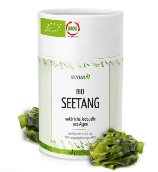 Seetang Kapseln BIO Jod Hebridean Seagreens® Ascophyllum nodosum 500 mg -  60 Kapseln Natuvisan