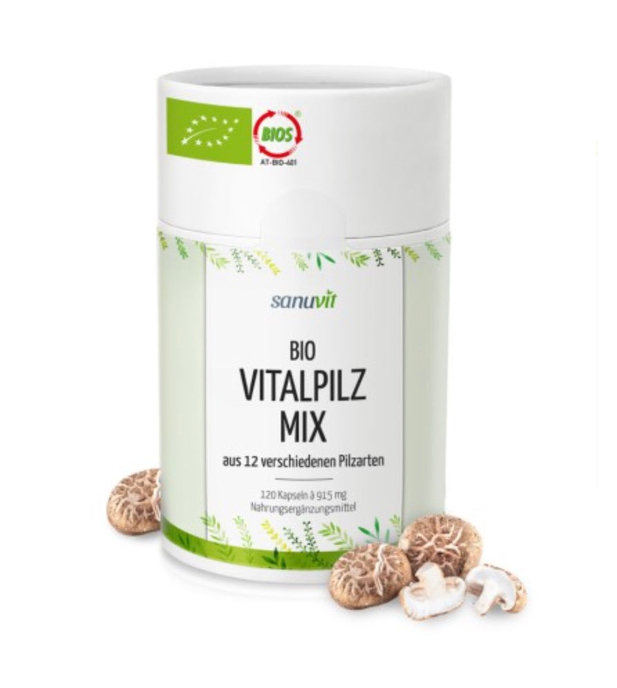 Vitalpilz Mix BIO Polysaccharide & Beta-Glucan - 120 Kapseln