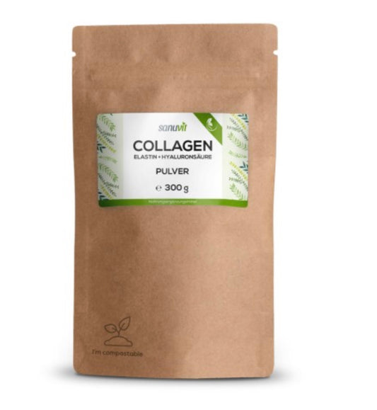 Collagen Collactive® Pulver mit Elastin & Hyaluronsäure 300 g - 3 Monatspackung