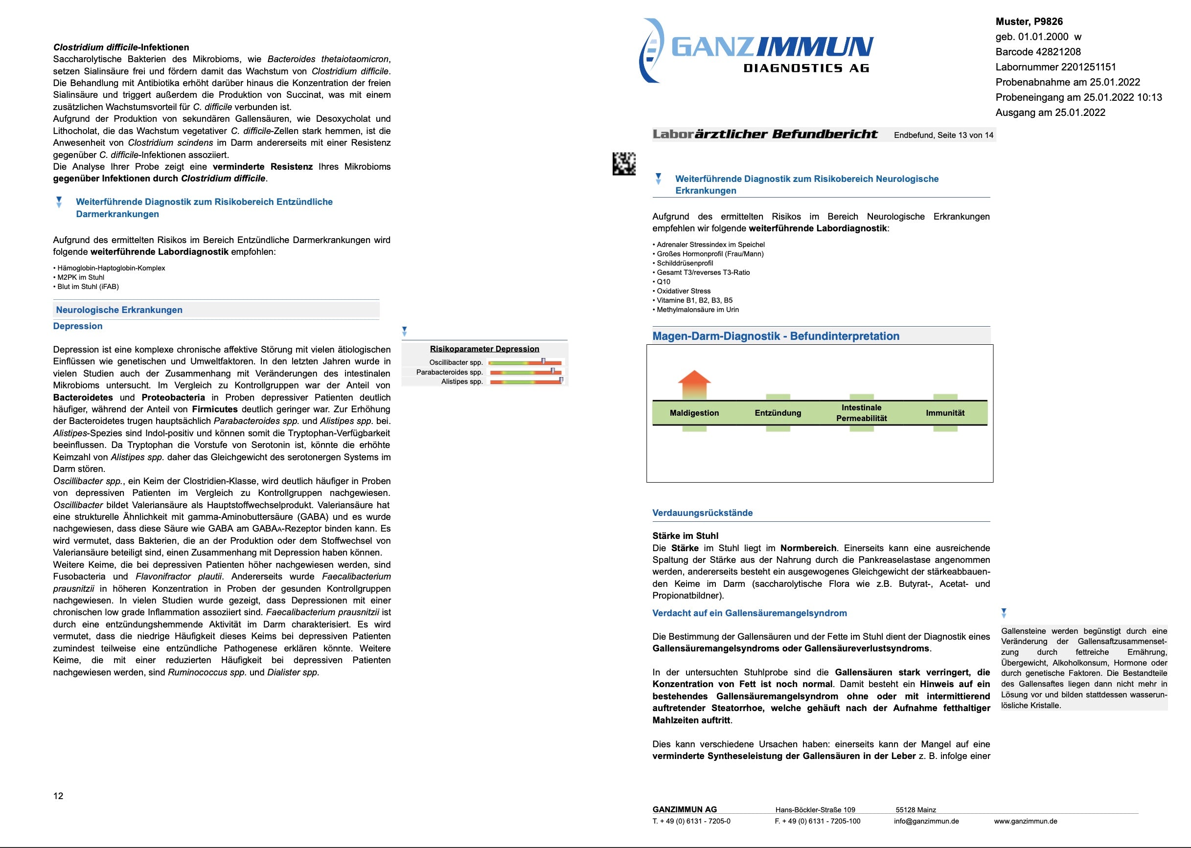 Mikrobiomanalyse PLUS + Leaky Gut, Candida, Histamin - inkl. Beratung und Therapieempfehlung