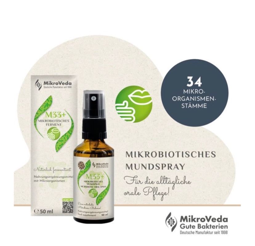 M33+ EM Mikrobiotisches Mundspray Bio 50 ml