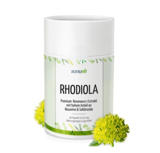 Rhodiola Französischer Qualitätsextrakt - 90 Kapseln