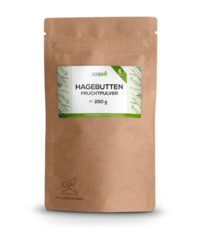 Hagebutten Fruchtpulver Vitamin C BIO - 250g