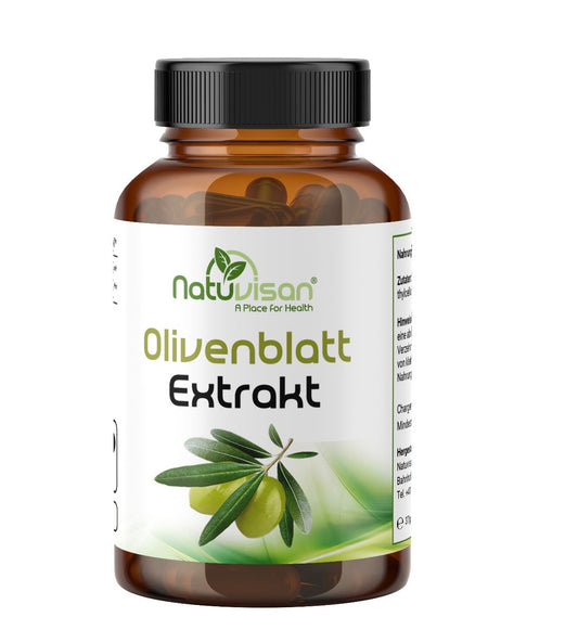 OLIVENBLATT-EXTRAKT 500 mg - 20% Oleuropein + 3 % Hydroxytyrosol - 60 Kapseln