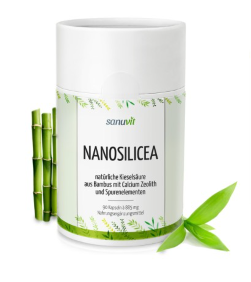 Nanosilicea 333 mg - Natürliche Kieselsäure aus Bambus - 90 Kapseln