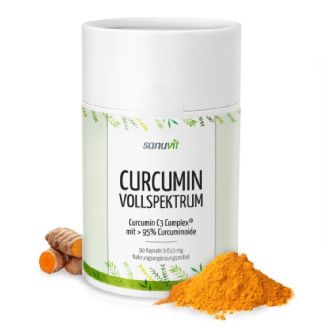 Curcumin Vollspektrum 95% Curcuminoide Natuvisan
