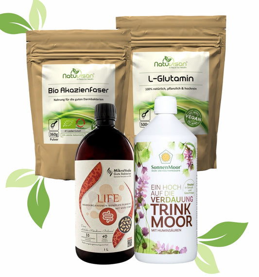 Darmsanierung und Darmaufbau Produktpaket 2 in 1 - Symbioselenkung - 50 Tage