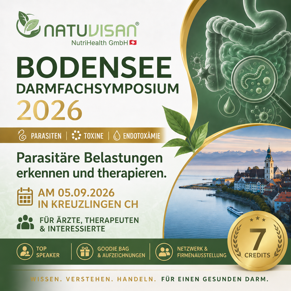 Parasiten, Toxine & Endotoxämie: Ticket Darmfachsymposium 2026 Kreuzlingen