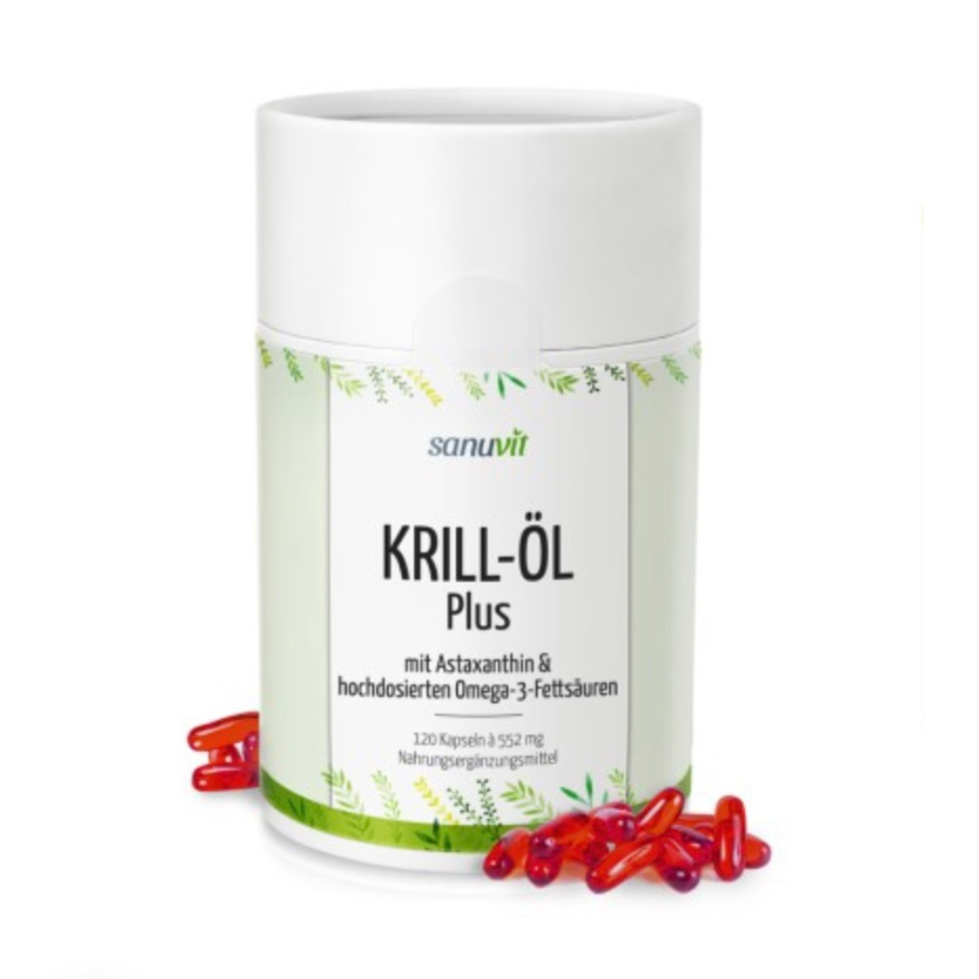 Krill Öl mit Astaxanthin Natuvisan