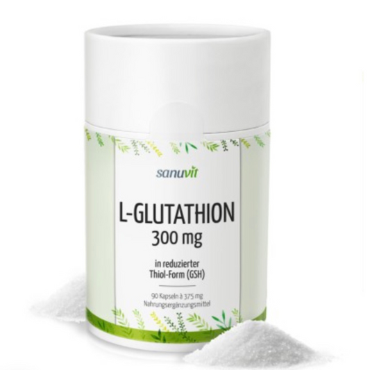L-Glutathion - rein, reduziert und bioaktiv 300 mg - 90 Kapseln