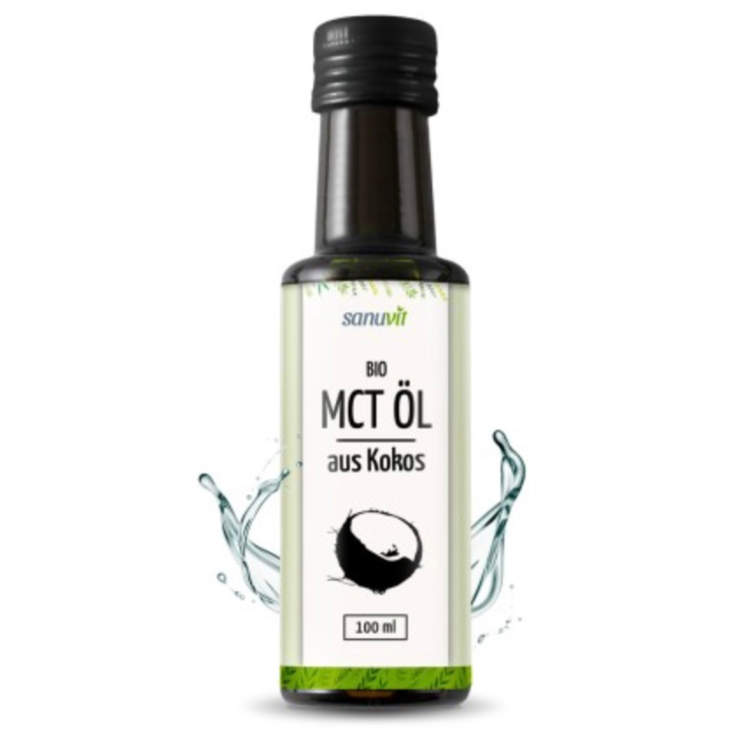 MCT-Öl aus Kokos BIO Ketogene Ernährung C8 Caprylsäure: 64%, C10 CapriMCT Öl ist ein wahrer Gesundheits-Booster! Dieses Öl wird aus mittelkettigen Triglyceriden hergestellt und kann aufgrund seiner besonderen Eigenschaften zahlreiche p