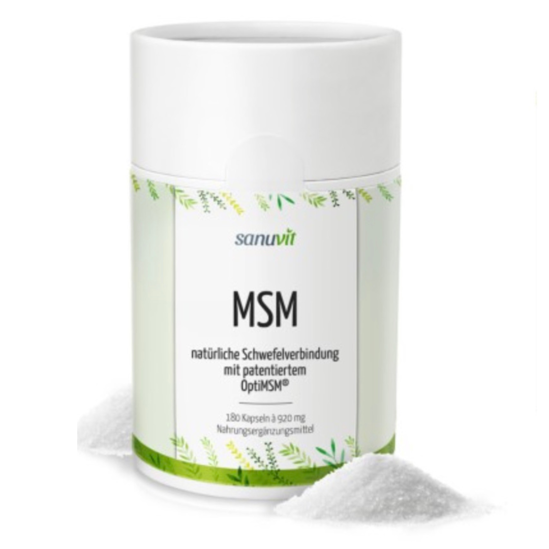 MSM OptiMSM® hochdosiert 800 mg - 180 Kapseln