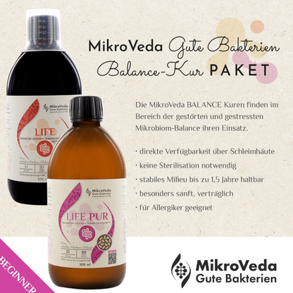 MikroVeda DARM AUFBAU - Kur - LIFE PUR & LIFE - 2 Monatskur