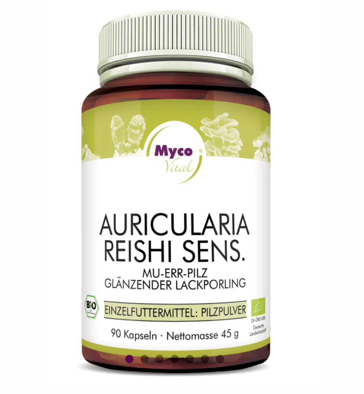 Auricularia–Reishi Sensitive Bio-Pilzpulver-Kapseln als Einzelfuttermittel für Hunde und Katzen
