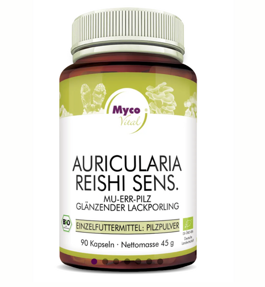 Auricularia–Reishi Sensitive Bio-Pilzpulver-Kapseln als Einzelfuttermittel für Hunde und Katzen
