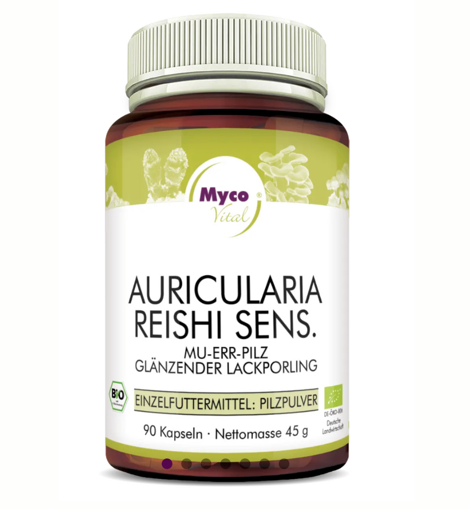 Auricularia–Reishi Sensitive Bio-Pilzpulver-Kapseln als Einzelfuttermittel für Hunde und Katzen
