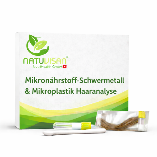 Kombi-Haaranalyse Testkit für Mikronährstoffe, Schwermetalle und Mikroplastik
