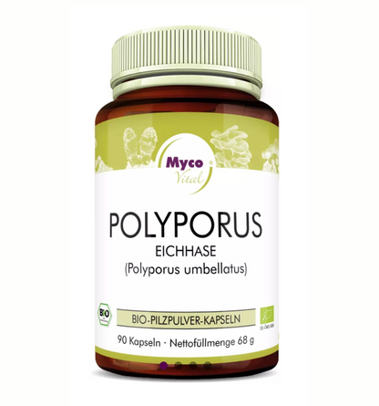 Natuvisan Myco Vital Bio Vitalpilze Polyporus Eichhase 90 Kapseln