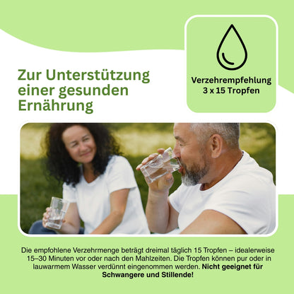 Mit ätherischen Ölen und Flavonoiden aus Kamille, Galgant, Fenchel und Ingwer – zur ganzheitlichen Unterstützung natürlicher Prozesse.