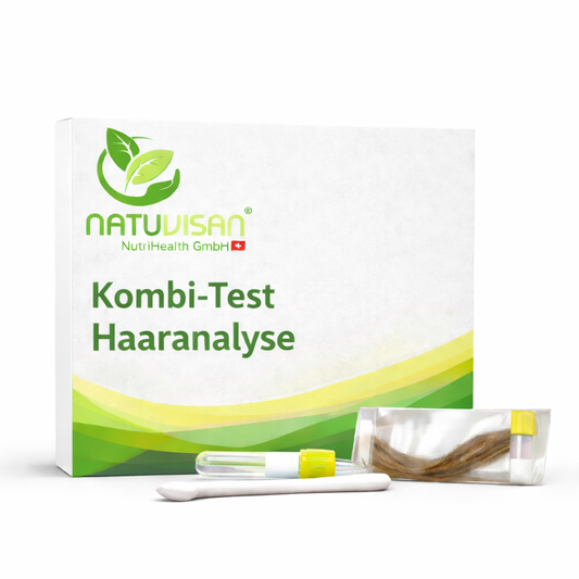 Kombi-Haaranalyse Testkit für Mikronährstoffe und Unverträglichkeiten
