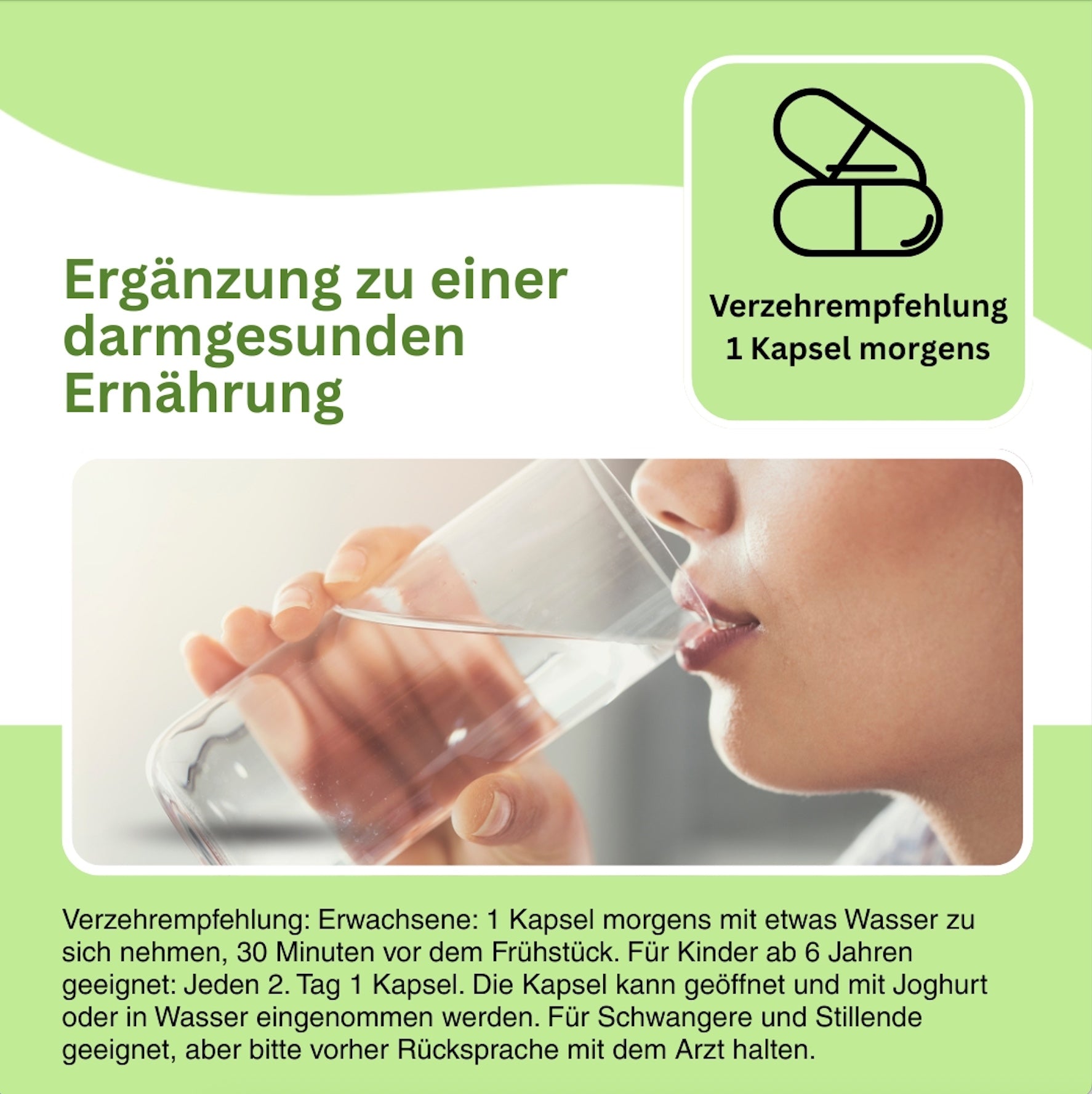 Probiotika mit Präbiotika, Vitamin C und Zink zur Unterstützung von Darm und Immunsystem