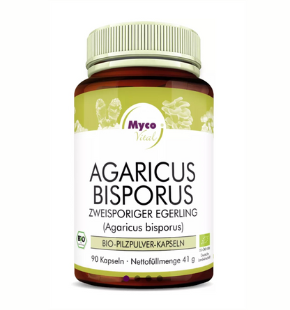 Natuvisan Myco Vital BIO Vitalpilz AGARICUS BISPORUS Champignon 456 mg - 90 Kapseln