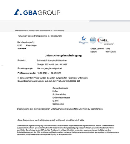 Präbiovisan Mikrobiom Formula Ballaststoffkomplex mit Citruspektin - 300g