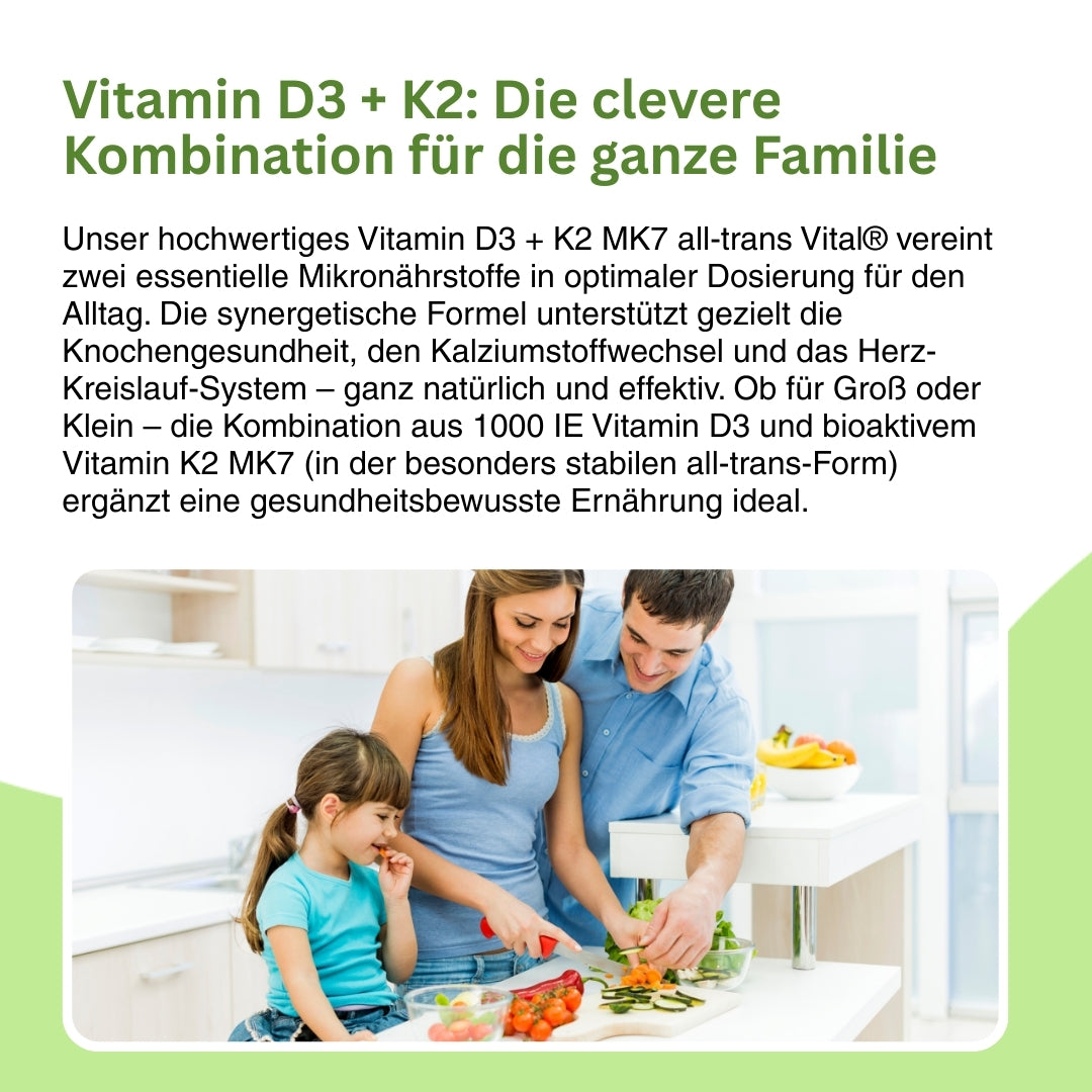 Natuvisan Vitamin D3 + K2 MK7 Tropfen – rein pflanzlich, hochdosiert und bioaktiv mit all-trans MK7, ideal für eine gezielte Mikronährstoffergänzung
