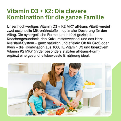 Natuvisan Vitamin D3 + K2 MK7 Tropfen – rein pflanzlich, hochdosiert und bioaktiv mit all-trans MK7, ideal für eine gezielte Mikronährstoffergänzung