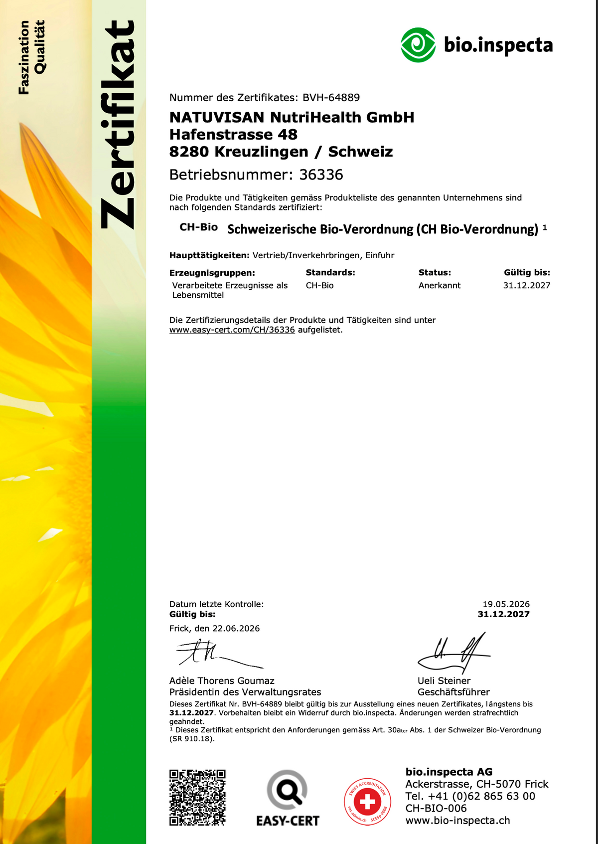 natuvisan bio zertifikat