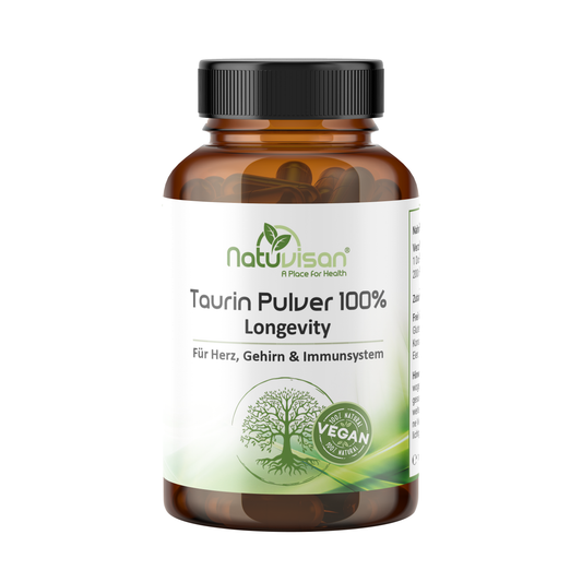 TAURIN Pulver Antioxidans - Longevity - 100% hochrein vegan - Pulver 150g