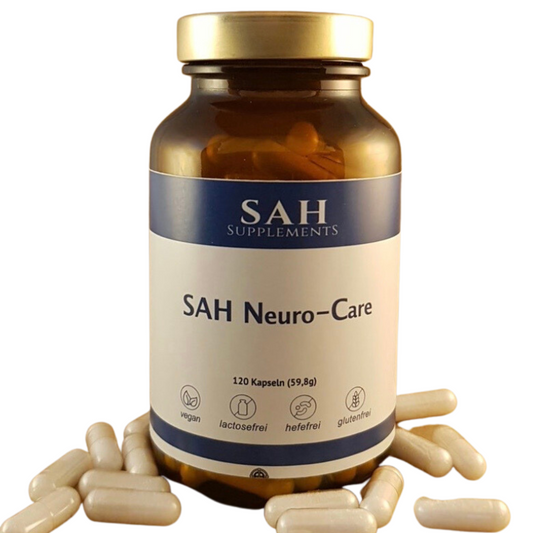 SAH Neuro-Care mit S-Adenosylmethionin (SAM) und Rhodiola - 120 Kapseln