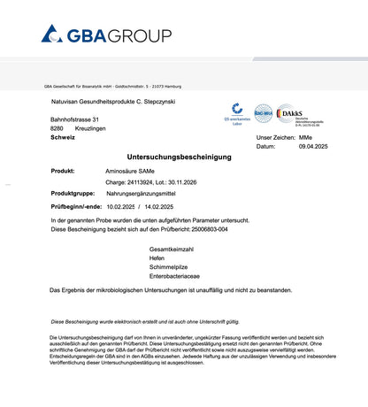 SAMe Adonat® 250 Plus - S-Adenosylmethionin - Methylgruppendonator - 60 Kapseln