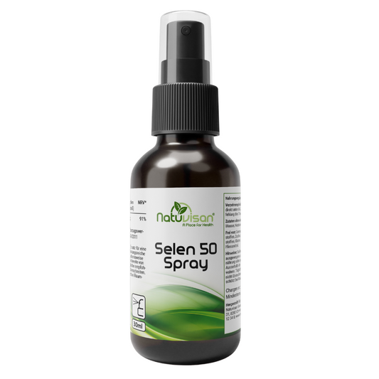 Selen 50 -  Antioxidans & Enzymaktivator- vegan - 30 ml Spray