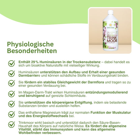 Trinkmoor Flasche SonnenMoor Produkt